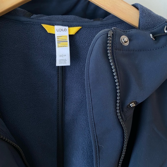 Lole Navy Hooded Rain Jacket - Picture 4 of 9